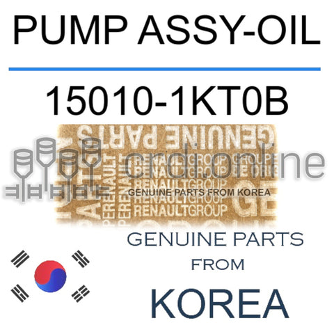 PUMP ASSY-OIL [ORIGINAL] 15010-1KT0B 150101KT0B 15010 1KT0B