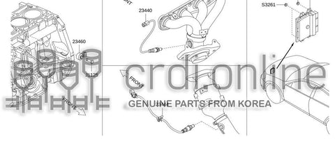 SENSOR ASSY-O2 REAR 23444-15900 2344415900 23444 15900