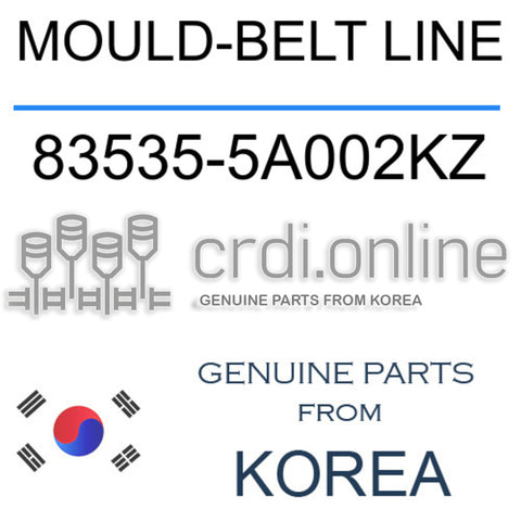 MOULD-BELT LINE [ORIGINAL] 83535-5A002KZ 835355A002KZ 83535 5A002KZ