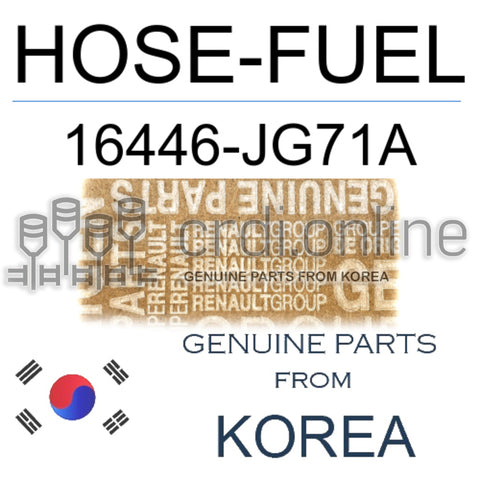 HOSE-FUEL [ORIGINAL] 16446-JG71A 16446JG71A 16446 JG71A