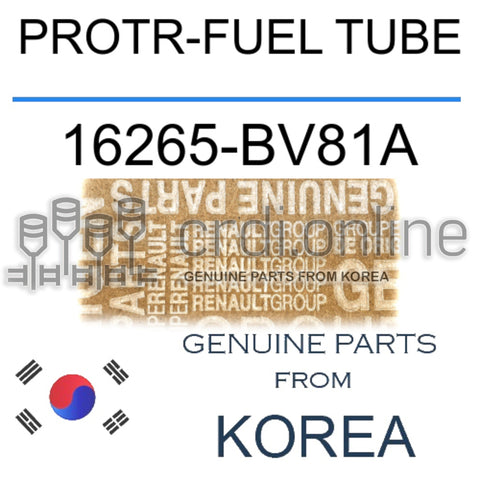 PROTR-FUEL TUBE [ORIGINAL] 16265-BV81A 16265BV81A 16265 BV81A