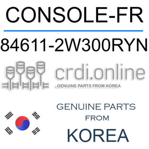 CONSOLE-FR [ORIGINAL] 84611-2W300RYN 846112W300RYN 84611 2W300RYN