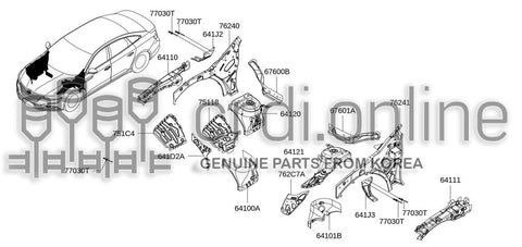DASH ASSY-SIDELH 76231-3565R 762313565R 76231 3565R