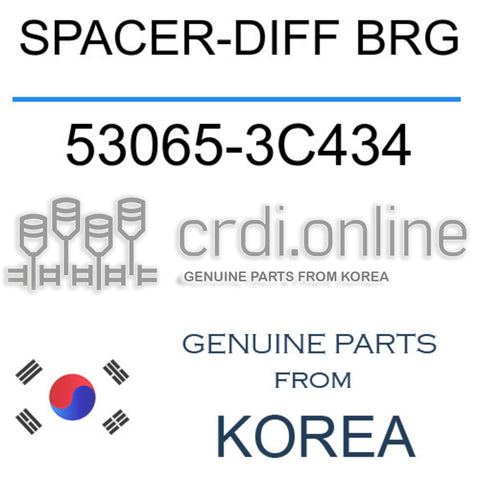 SPACER-DIFF BRG 53065-3C434 530653C434 53065 3C434