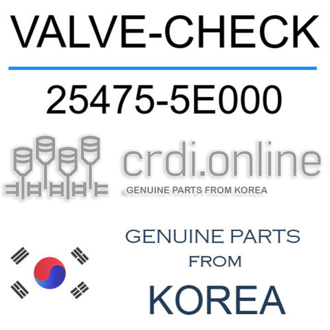 VALVE-CHECK 25475-5E000 254755E000 25475 5E000