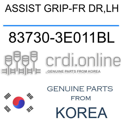 ASSIST GRIP-FR DR,LH 83730-3E011BL 837303E011BL 83730 3E011BL