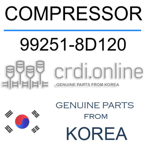 COMPRESSOR [ORIGINAL] 99251-8D120 992518D120 99251 8D120