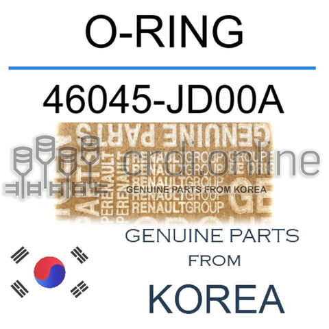 O-RING [ORIGINAL] 46045-JD00A 46045JD00A 46045 JD00A