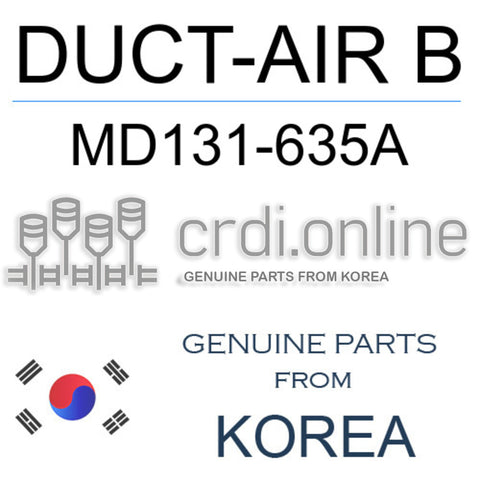 DUCT-AIR B MD131-635A MD131635A MD131 635A