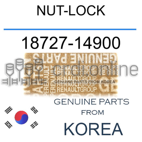 NUT-LOCK [ORIGINAL] 18727-14900 1872714900 18727 14900