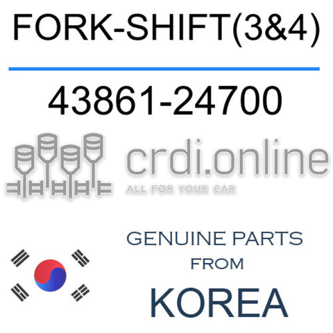 FORK-SHIFT(3&4) [ORIGINAL] 43861-24700 4386124700 43861 24700