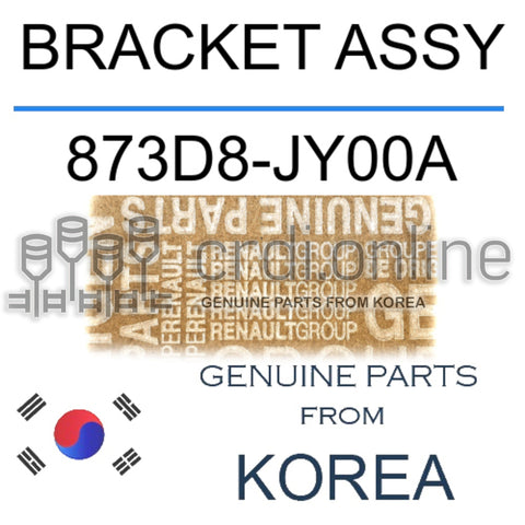 BRACKET ASSY [ORIGINAL] 873D8-JY00A 873D8JY00A 873D8 JY00A