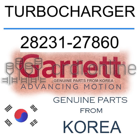 [GARRETT] TURBOCHARGER 28231-27860 2823127860 28231 27860