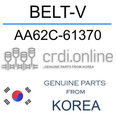 BELT-V AA62C-61370 AA62C61370 AA62C 61370