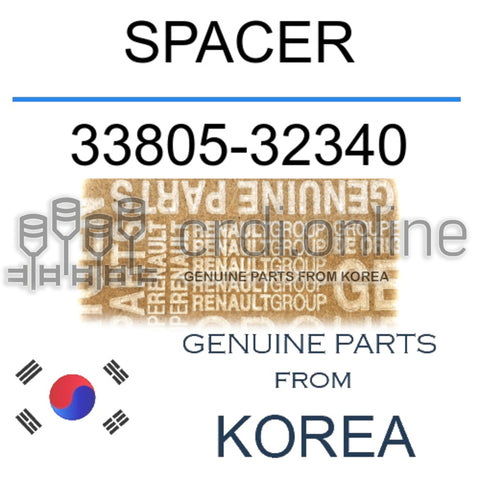 SPACER [ORIGINAL] 33805-32340 3380532340 33805 32340