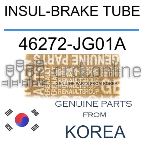 INSUL-BRAKE TUBE [ORIGINAL] 46272-JG01A 46272JG01A 46272 JG01A