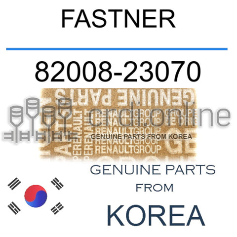 FASTNER [ORIGINAL] 82008-23070 8200823070 82008 23070