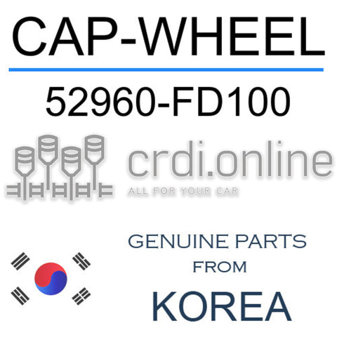 CAP-WHEEL [ORIGINAL] 52960-FD100 52960FD100 52960 FD100
