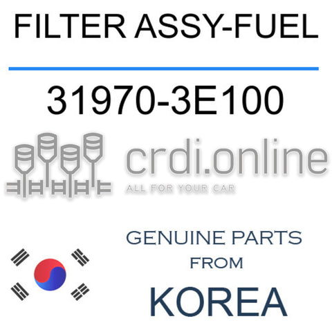 FILTER ASSY-FUEL [ORIGINAL] 31970-3E100 319703E100 31970 3E100