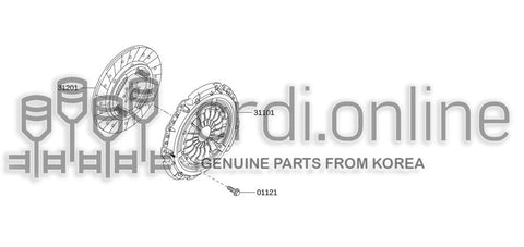 DISK ASSY-CLUTCH 30100-ED800 30100ED800 30100 ED800