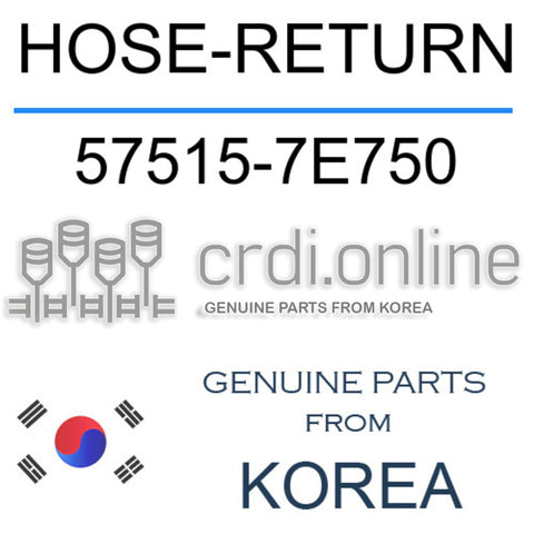 HOSE-RETURN [ORIGINAL] 57515-7E750 575157E750 57515 7E750