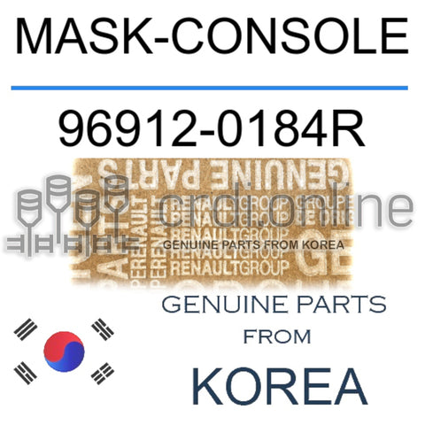 MASK-CONSOLE [ORIGINAL] 96912-0184R 969120184R 96912 0184R
