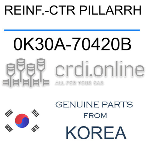 REINF.-CTR PILLARRH [ORIGINAL] 0K30A-70420B 0K30A70420B 0K30A 70420B