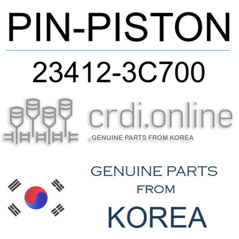 PIN-PISTON 23412-3C700 234123C700 23412 3C700