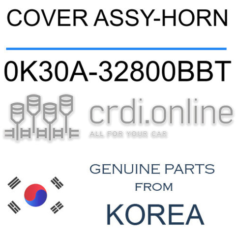 COVER ASSY-HORN [ORIGINAL] 0K30A-32800BBT 0K30A32800BBT 0K30A 32800BBT