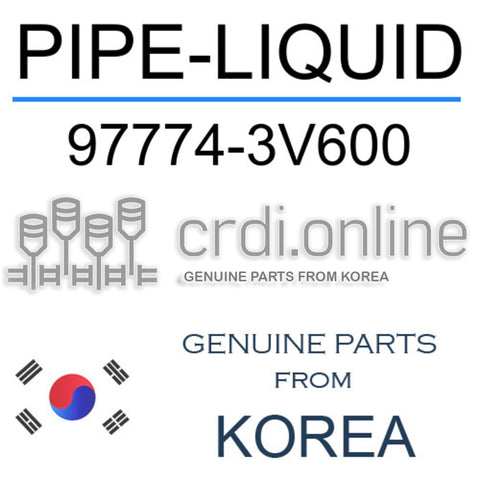 PIPE-LIQUID [ORIGINAL] 97774-3V600 977743V600 97774 3V600