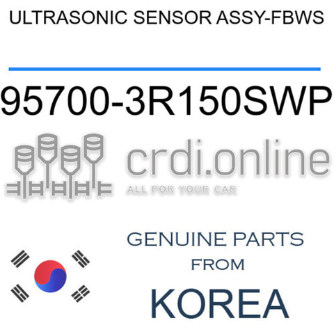 ULTRASONIC SENSOR ASSY-FBWS 95700-3R150SWP 957003R150SWP 95700 3R150SWP