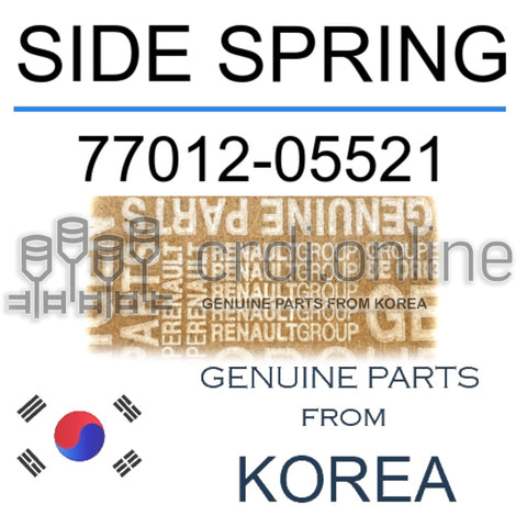 SIDE SPRING [ORIGINAL] 77012-05521 7701205521 77012 05521