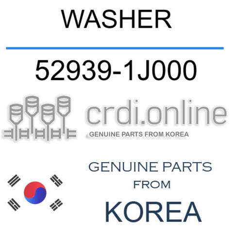 WASHER 52939-1J000 529391J000 52939 1J000