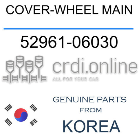 COVER-WHEEL MAIN [ORIGINAL] 52961-06030 5296106030 52961 06030