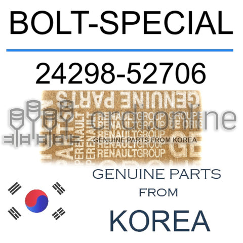 BOLT-SPECIAL [ORIGINAL] 24298-52706 2429852706 24298 52706