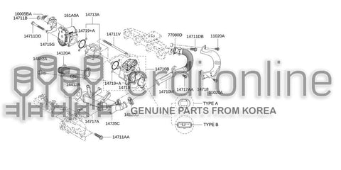 VALVE-GAS RECYCLING 82007-97706 8200797706 82007 97706