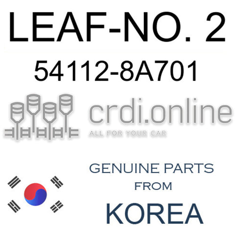 LEAF-NO. 2 [ORIGINAL] 54112-8A701 541128A701 54112 8A701