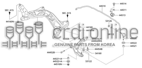 BEARING-STRUT MOUNTING 44260-31000 4426031000 44260 31000