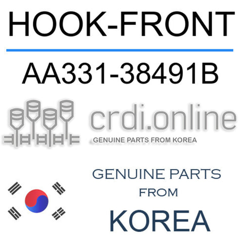 HOOK-FRONT [ORIGINAL] AA331-38491B AA33138491B AA331 38491B