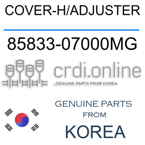 COVER-H/ADJUSTER [ORIGINAL] 85833-07000MG 8583307000MG 85833 07000MG