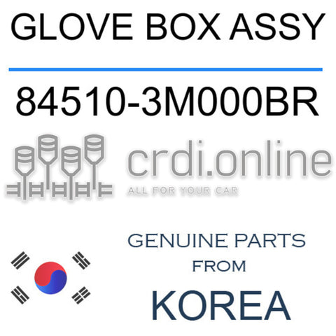 GLOVE BOX ASSY [ORIGINAL] 84510-3M000BR 845103M000BR 84510 3M000BR