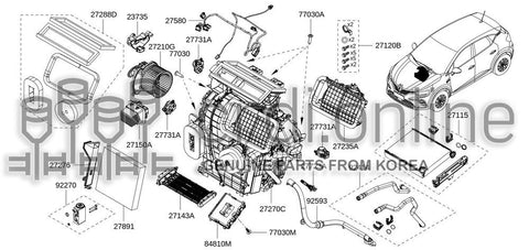 CAP FILTER ASSY 27276-4689R 272764689R 27276 4689R