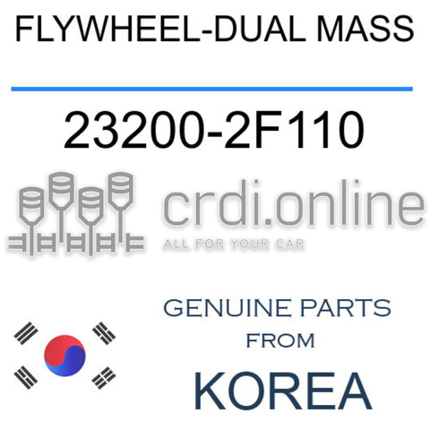 FLYWHEEL-DUAL MASS [ORIGINAL] 23200-2F110 232002F110 23200 2F110
