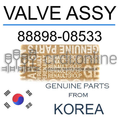 VALVE ASSY [ORIGINAL] 88898-08533 8889808533 88898 08533