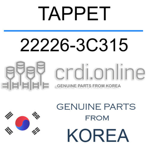 TAPPET [ORIGINAL] 22226-3C315 222263C315 22226 3C315