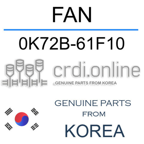 FAN 0K72B-61F10 0K72B61F10 0K72B 61F10