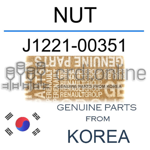 NUT [ORIGINAL] J1221-00351 J122100351 J1221 00351