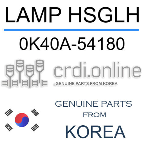 LAMP HSGLH [ORIGINAL] 0K40A-54180 0K40A54180 0K40A 54180
