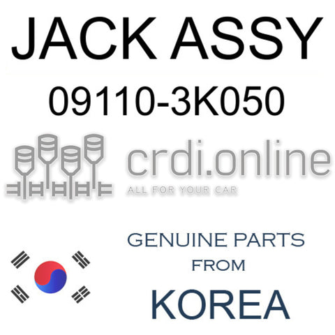 JACK ASSY [ORIGINAL] 09110-3K050 091103K050 09110 3K050
