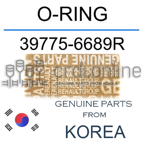 O-RING [ORIGINAL] 39775-6689R 397756689R 39775 6689R